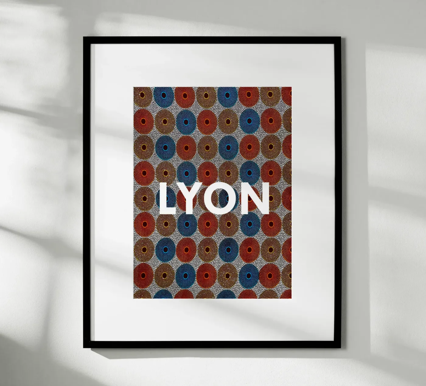 Lyon poster van Mathudace Créas