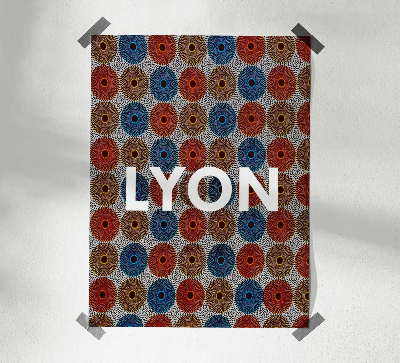 Lyon poster van Mathudace Créas
