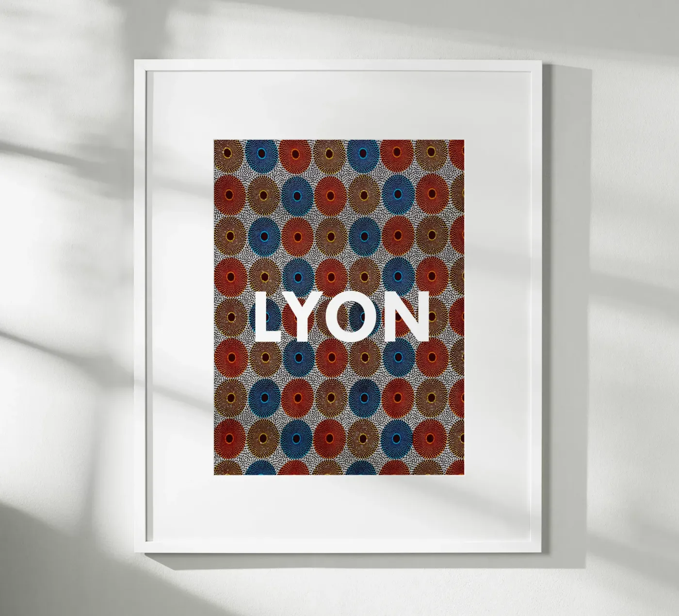 Lyon poster van Mathudace Créas