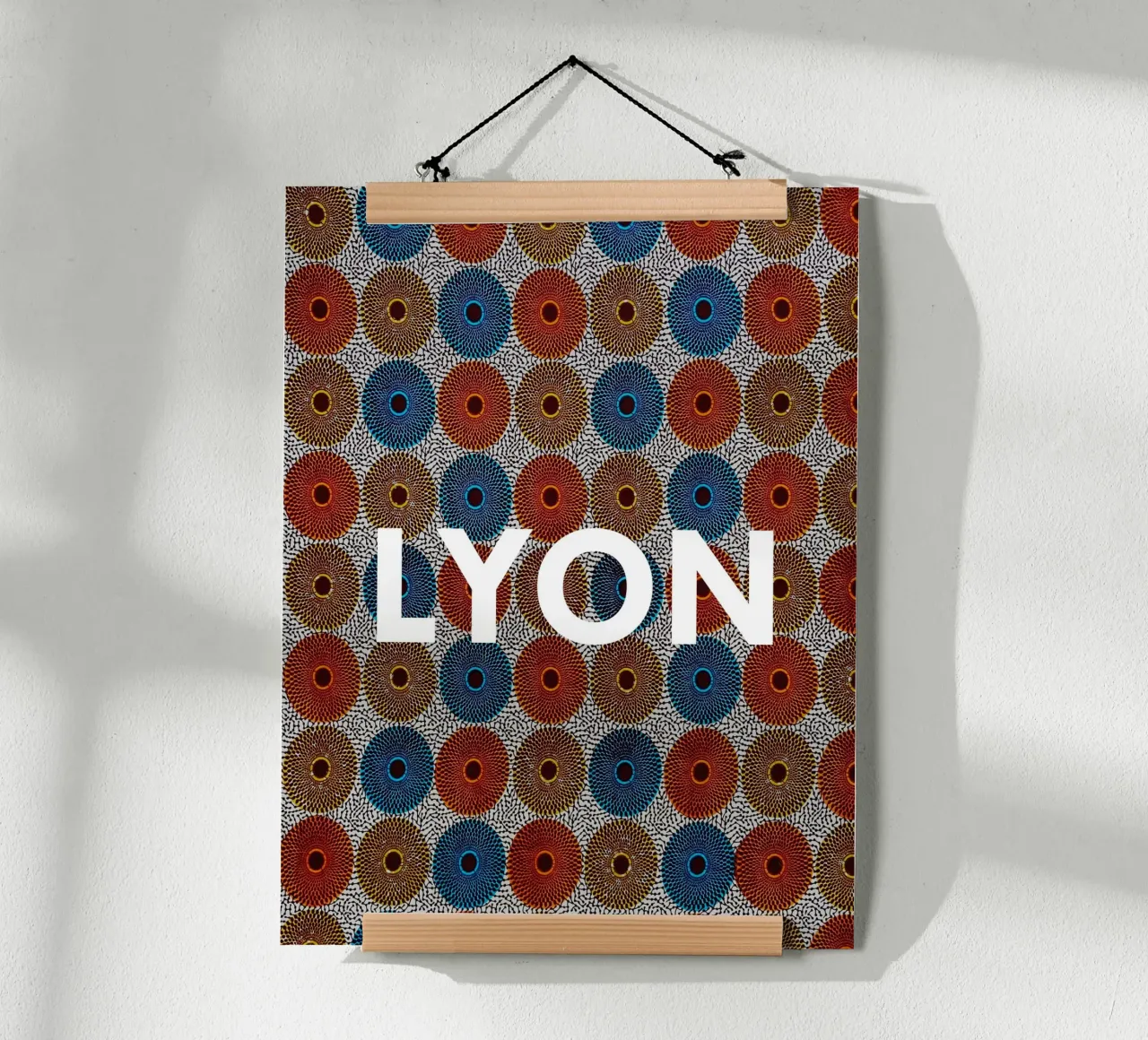 Lyon poster da Mathudace Créas