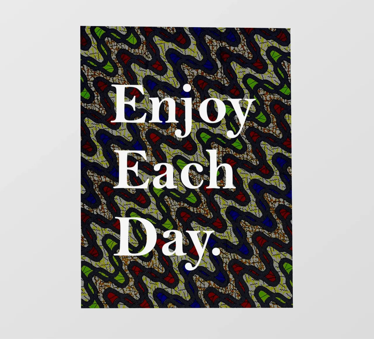 Enjoy each day telo in pvc da Mathudace Créas