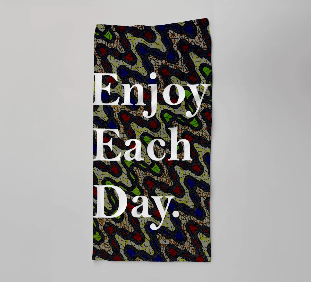 Enjoy each day asciugamano da bagno da Mathudace Créas