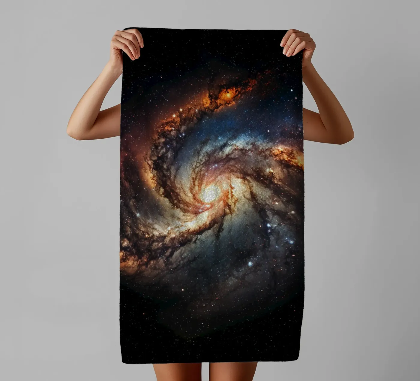 Galaxis towel by Stellar Dream Art