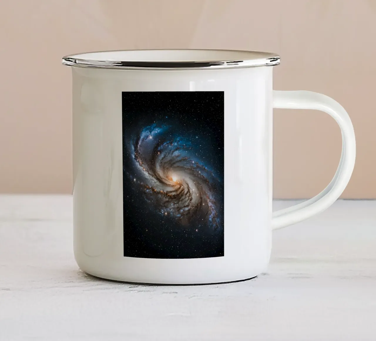 ExoGlow tazza in smalto da Stellar Dream Art