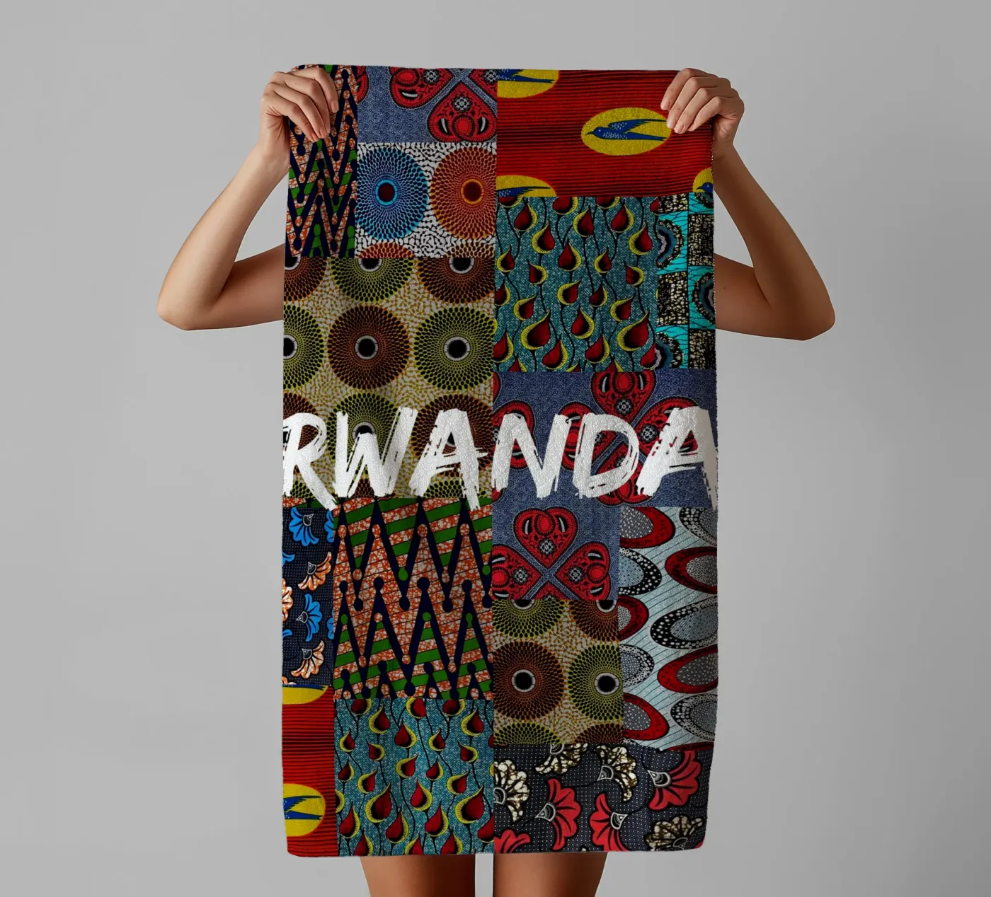 Rwanda badhanddoek van Mathudace Créas