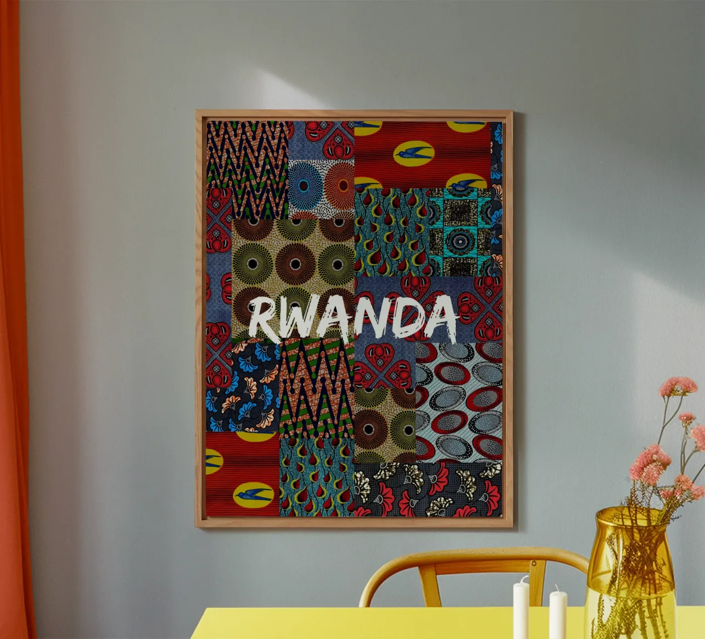 Rwanda forex plate by Mathudace Créas