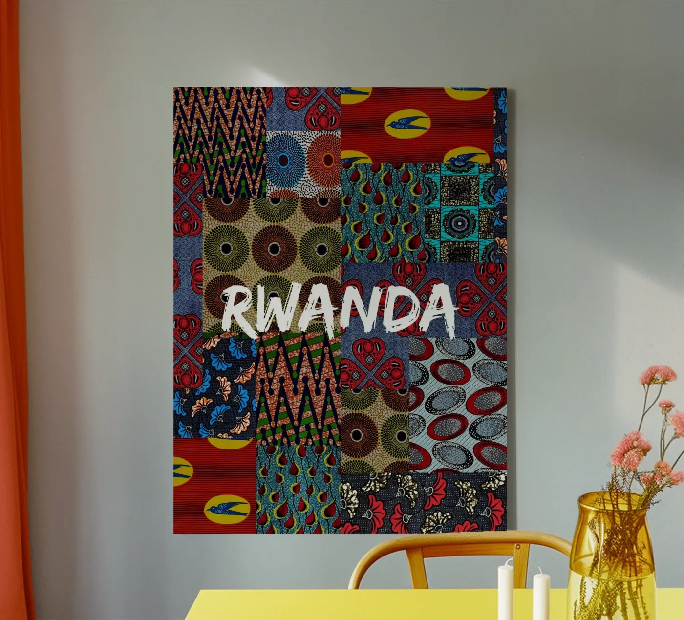 Rwanda canvas van Mathudace Créas