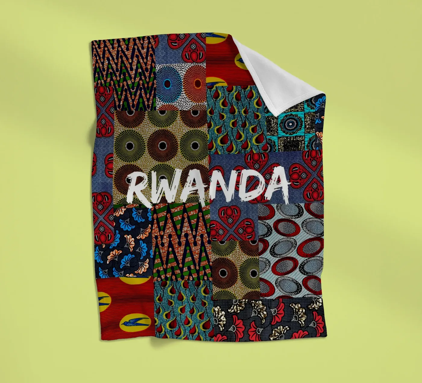 Rwanda fleecedeken van Mathudace Créas