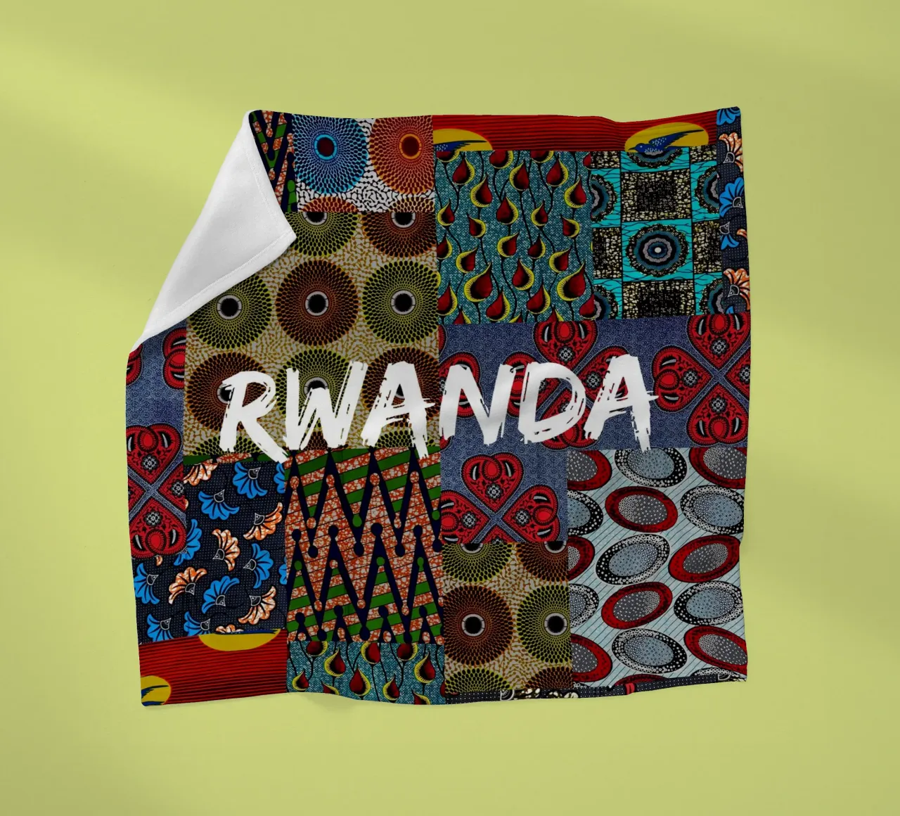 Rwanda fleecedeken van Mathudace Créas
