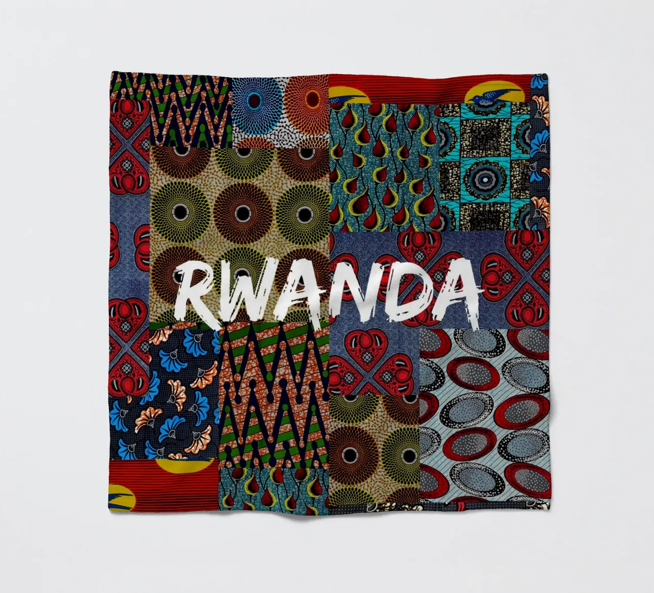 Rwanda coperta in pile da Mathudace Créas