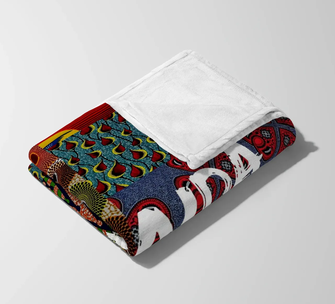 Rwanda coperta in pile da Mathudace Créas
