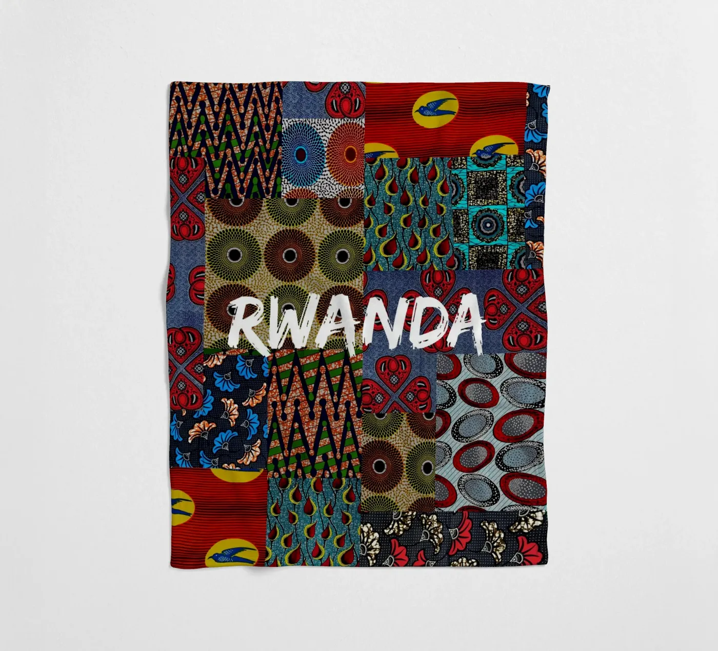 Rwanda fleecedeken van Mathudace Créas