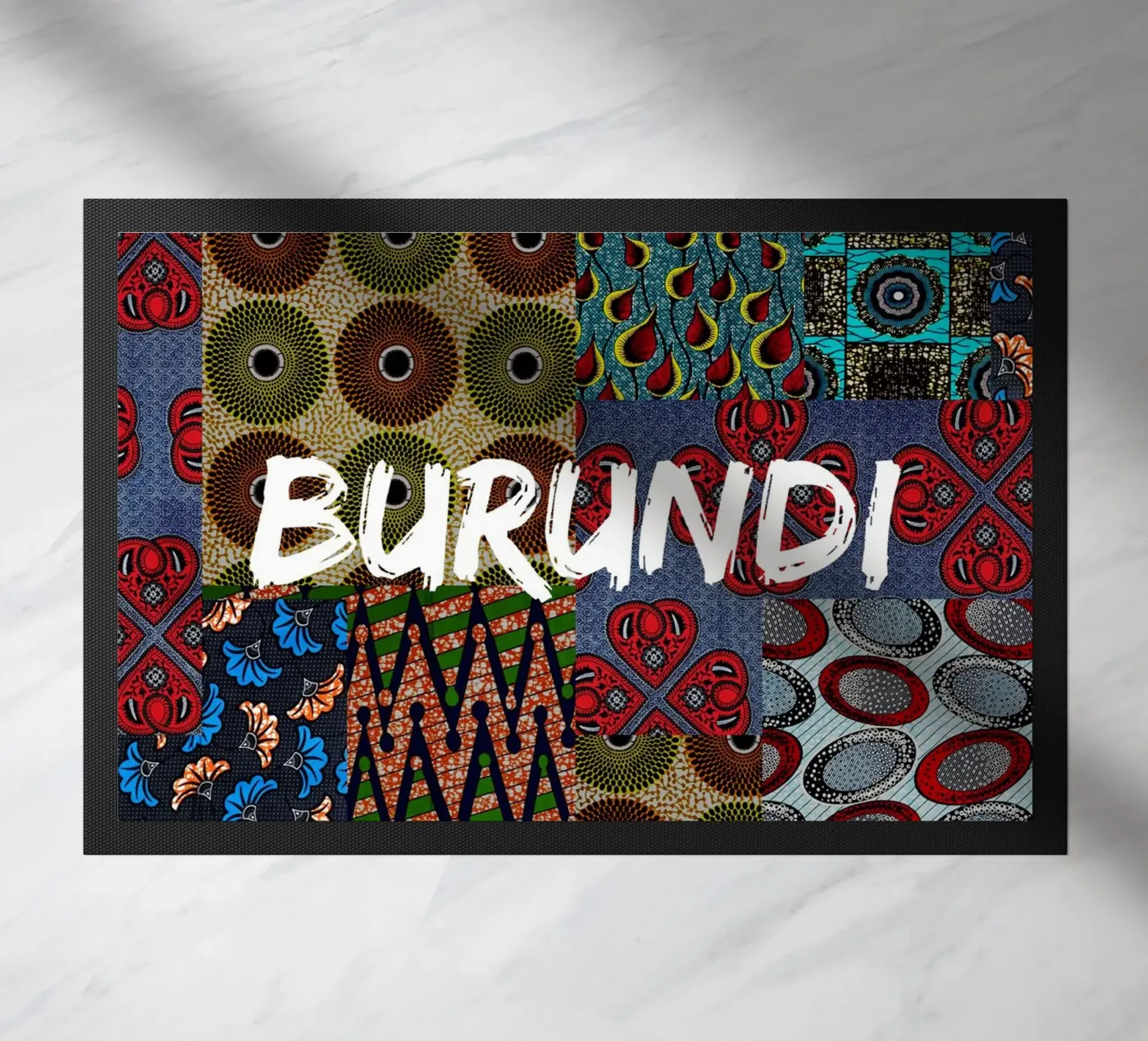 Burundi deurmat van Mathudace Créas