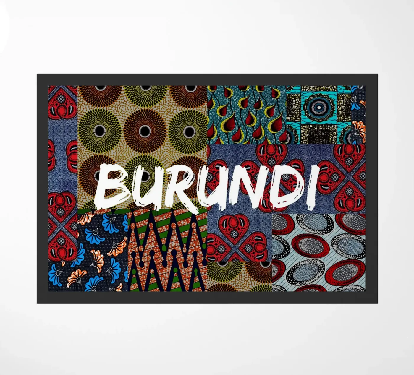 Burundi deurmat van Mathudace Créas