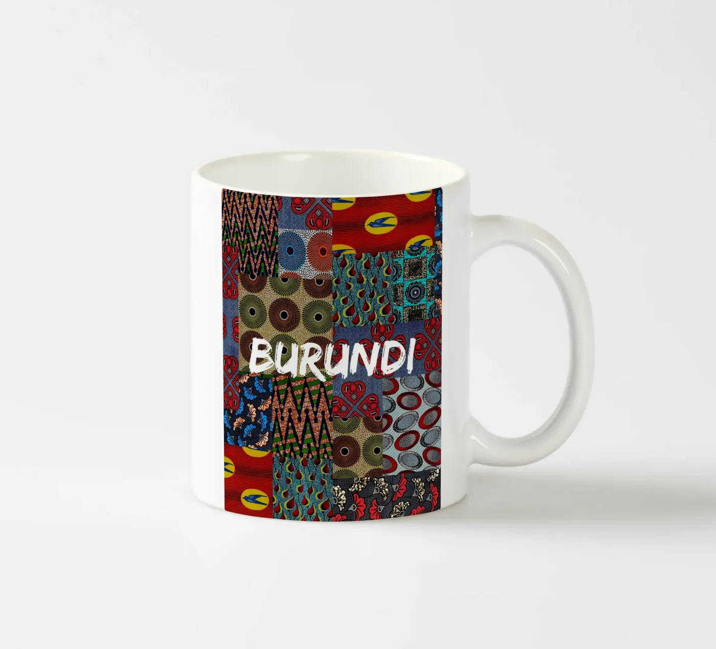 Burundi ceramic mug by Mathudace Créas