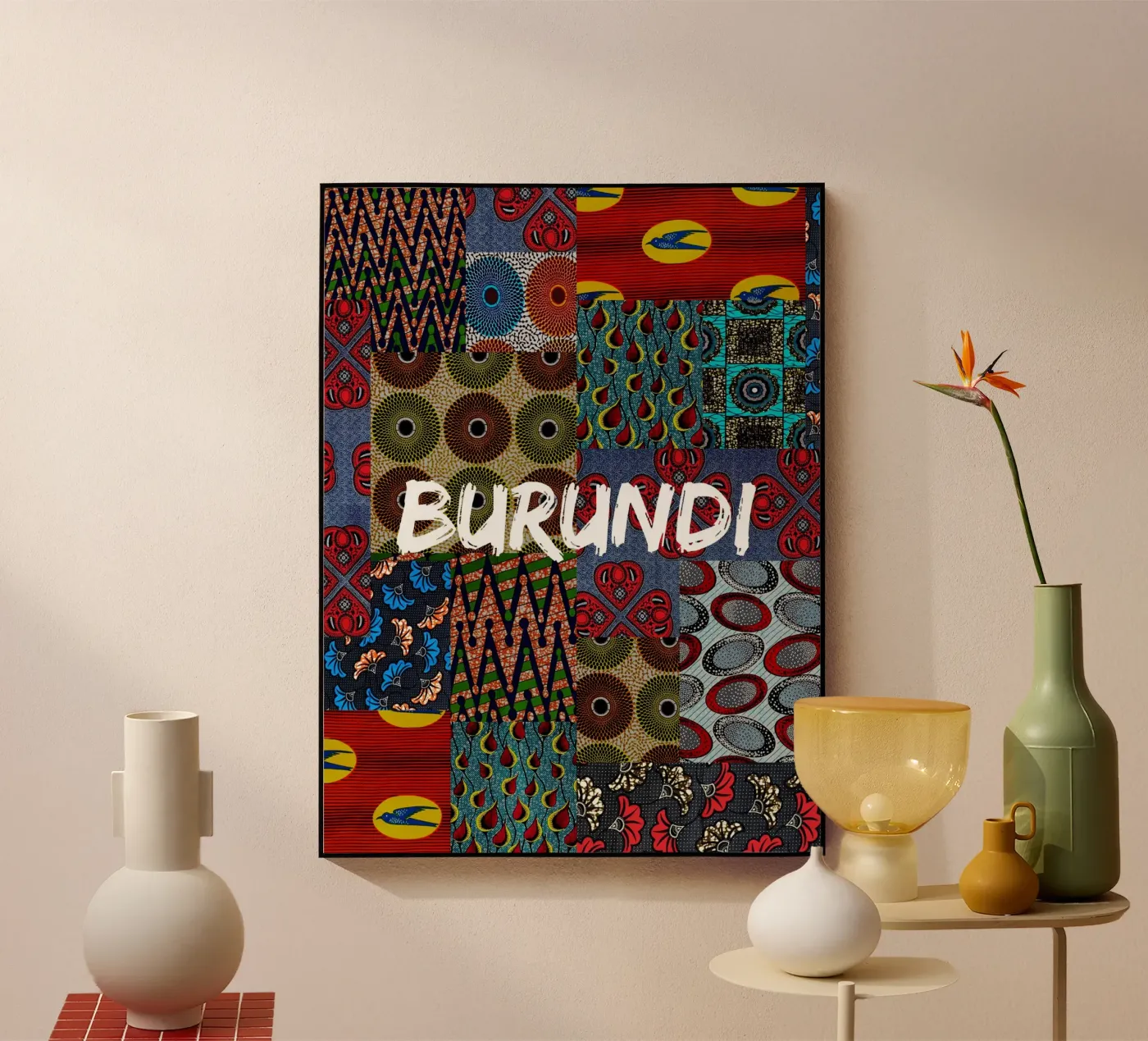 Burundi plexiglas de Mathudace Créas