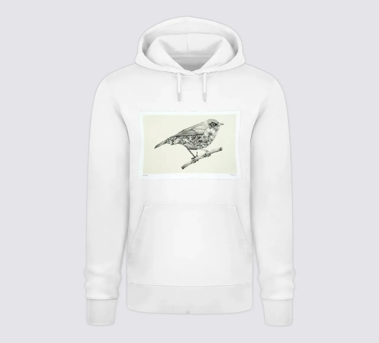 Waxeye felpa con cappuccio da Faunesque