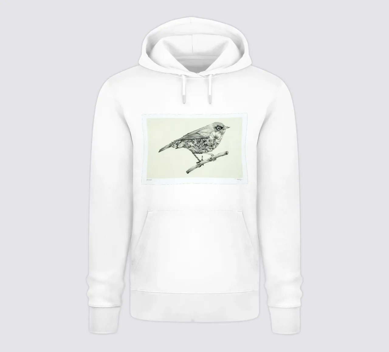 Waxeye felpa con cappuccio da Faunesque