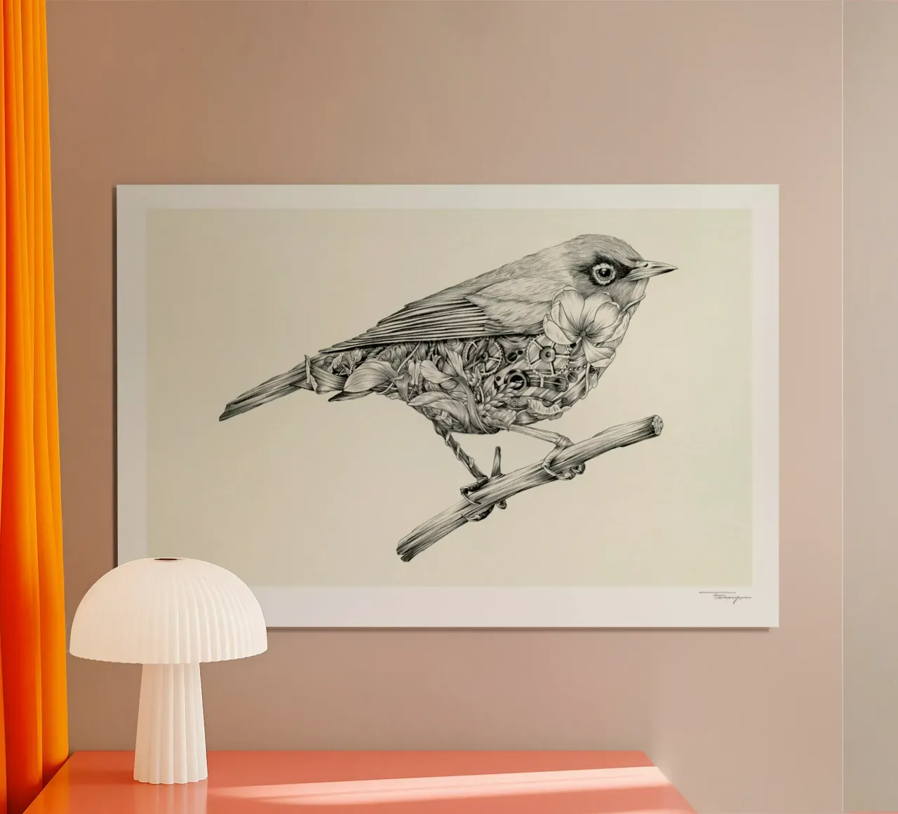 Waxeye poster da Faunesque