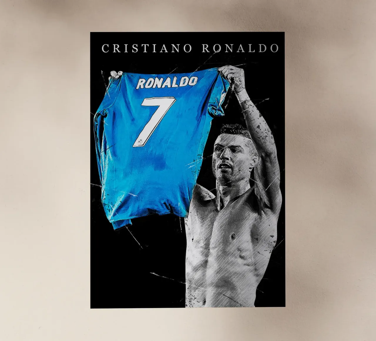 Cristiano Ronaldo Real Madrid 2 pellicola backlit da tenten