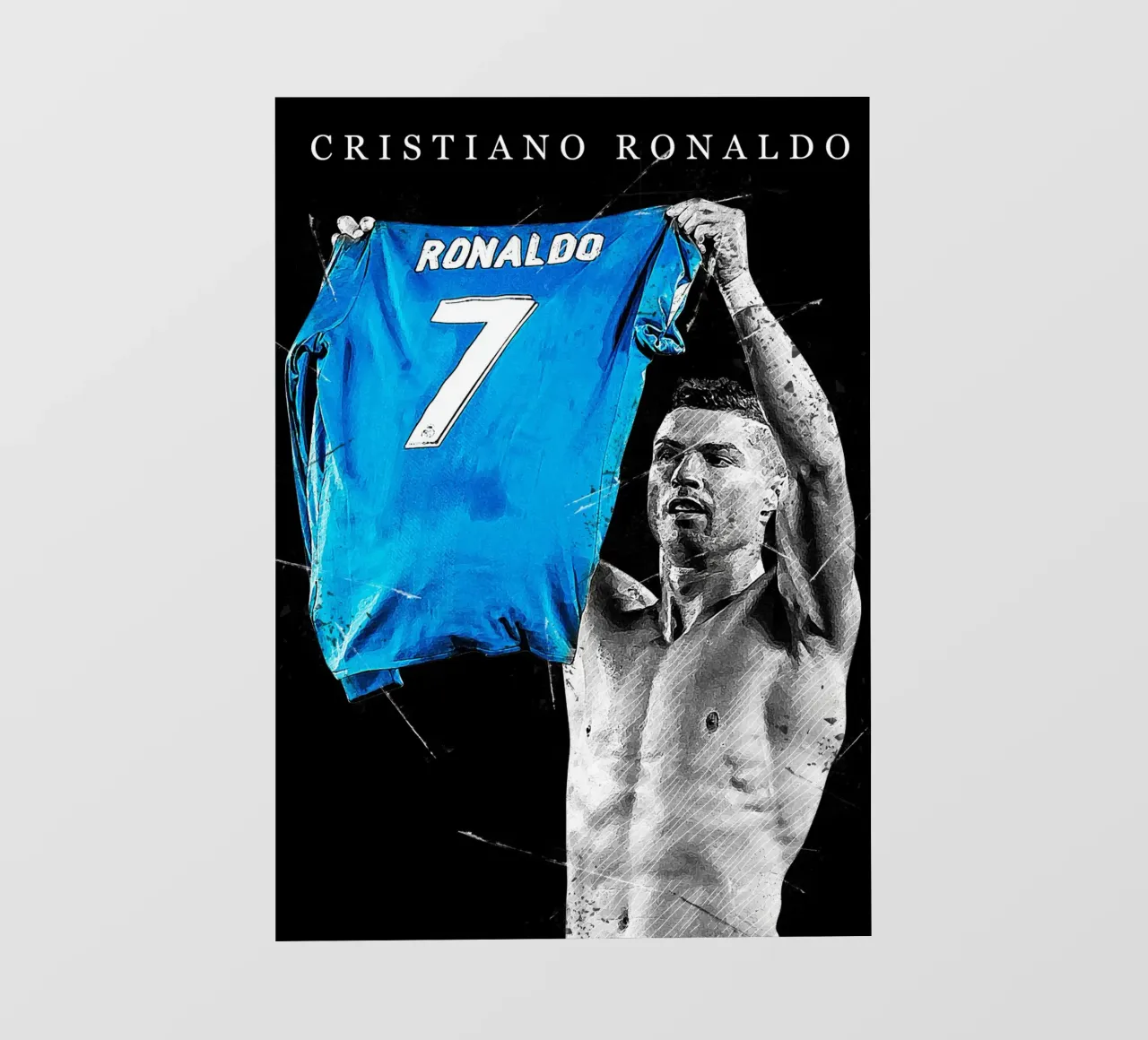 Cristiano Ronaldo Real Madrid 2 pellicola backlit da tenten