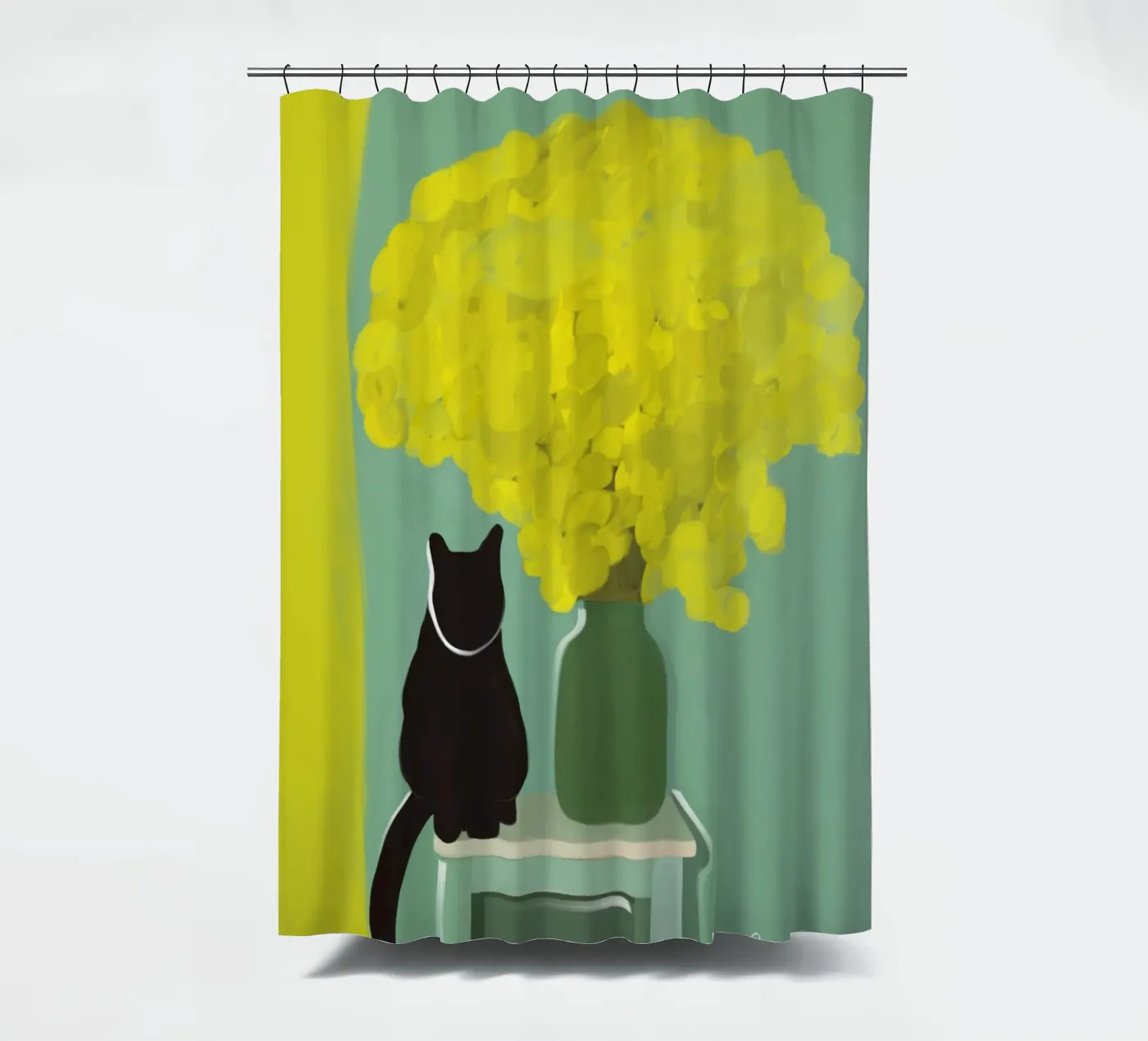 Celestial Drift Duschvorhang von Mike Leymi