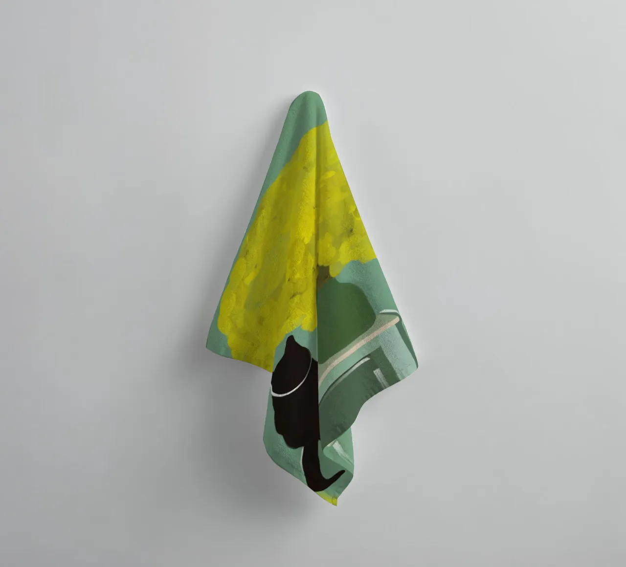 Celestial Drift Handtuch von Mike Leymi