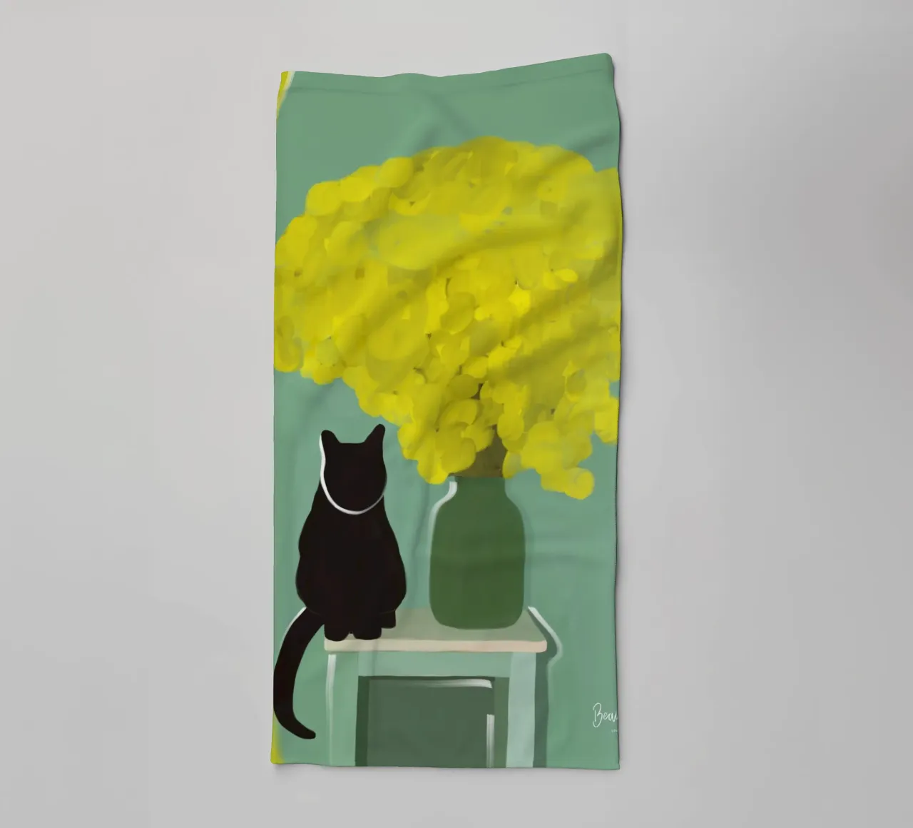 Celestial Drift Handtuch von Mike Leymi