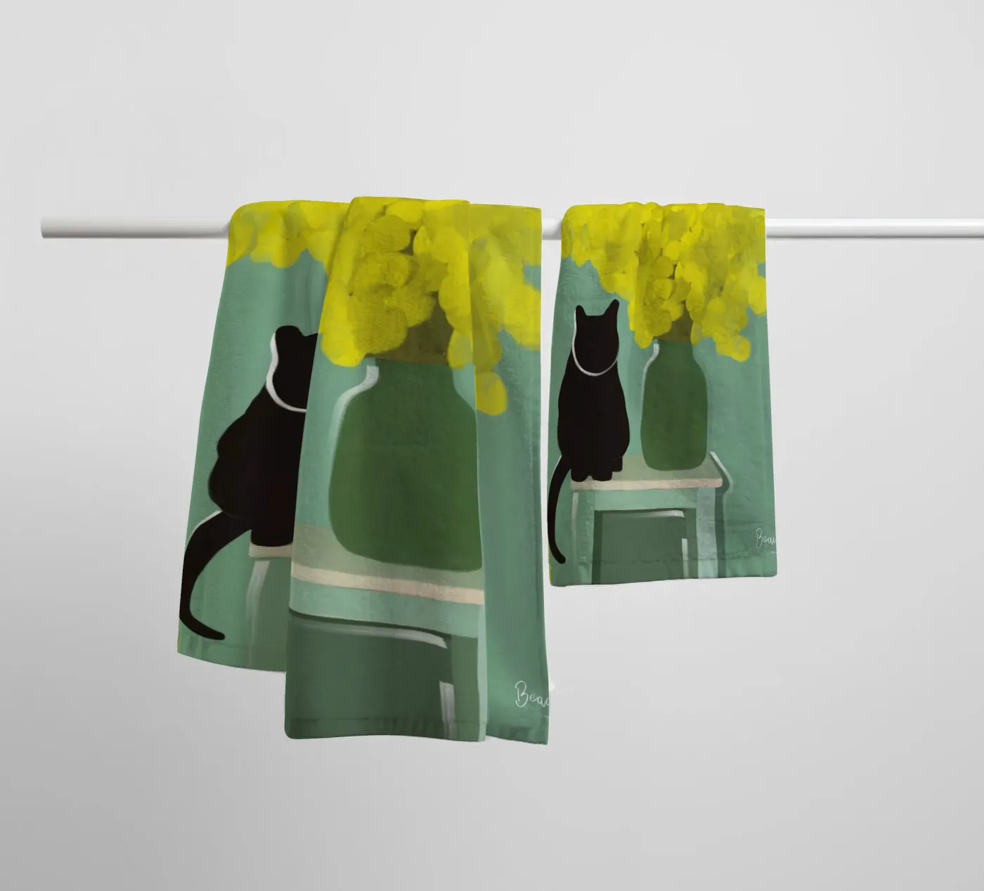 Celestial Drift towel by Mike Leymi