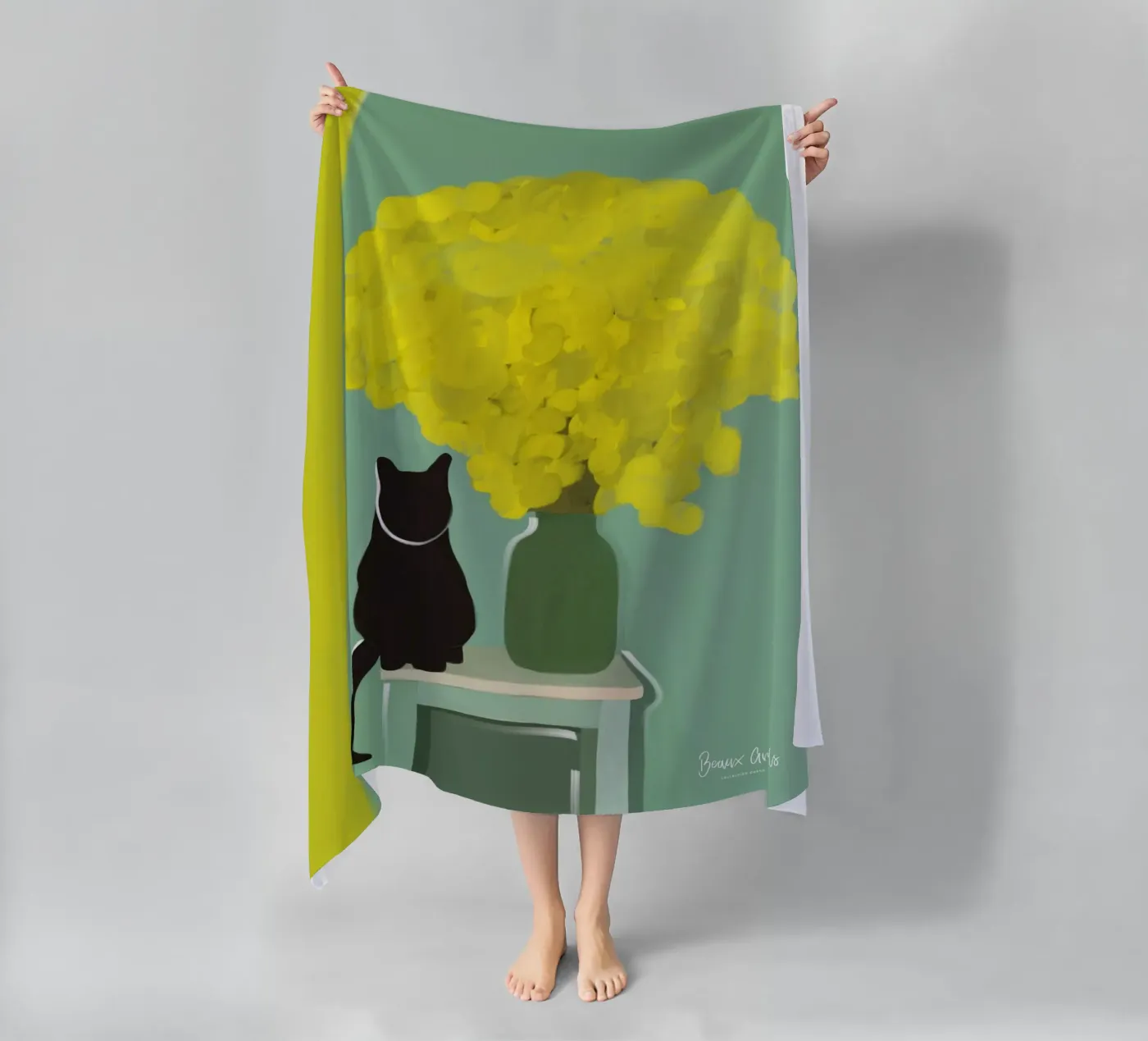 Celestial Drift strandhanddoek van Mike Leymi