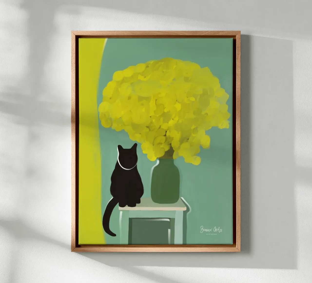 Celestial Drift canvas van Mike Leymi