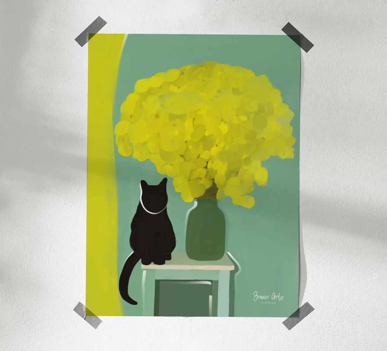 Celestial Drift poster van Mike Leymi