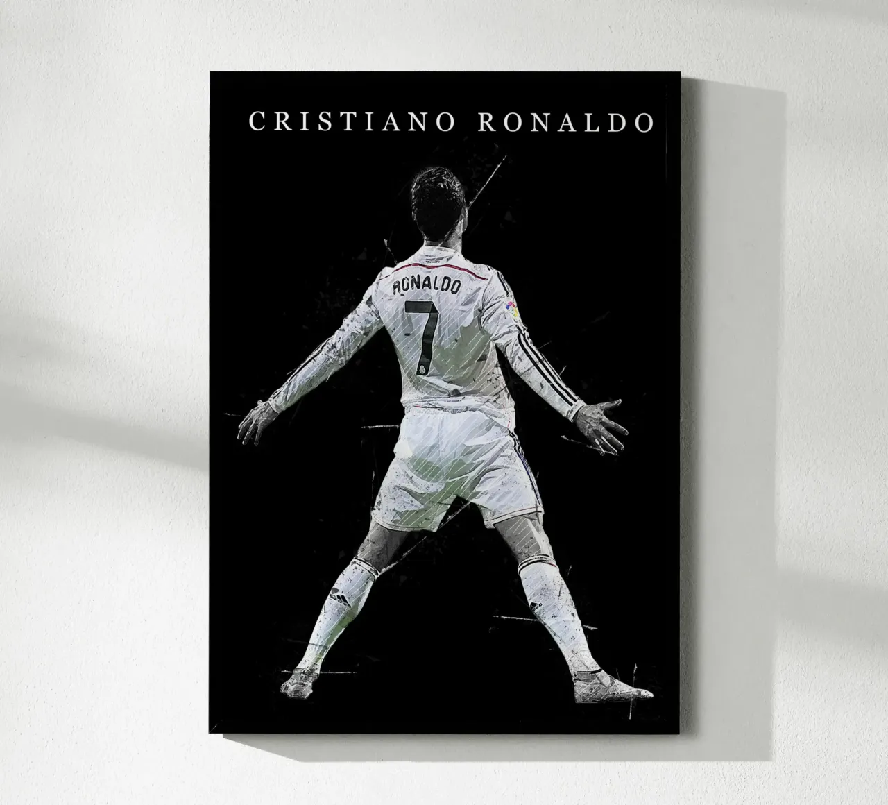 Cristiano Ronaldo Real Madrid poster con telaio in plastica da tenten