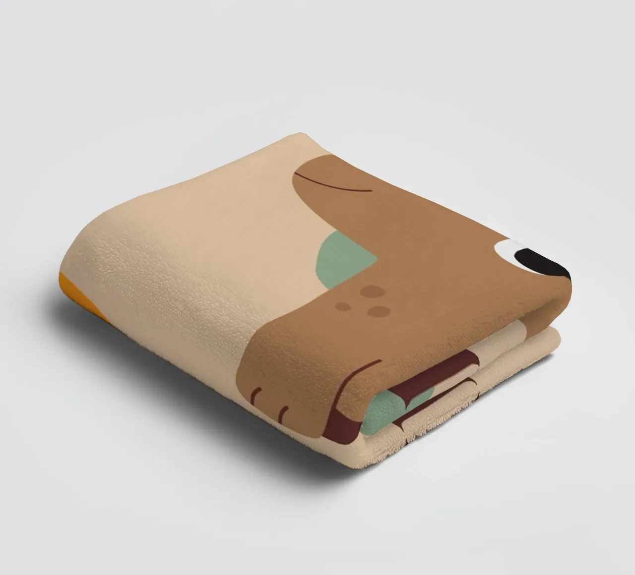 Capy Life | Fun Capybara Print asciugamano da bagno da PrintCessStudio