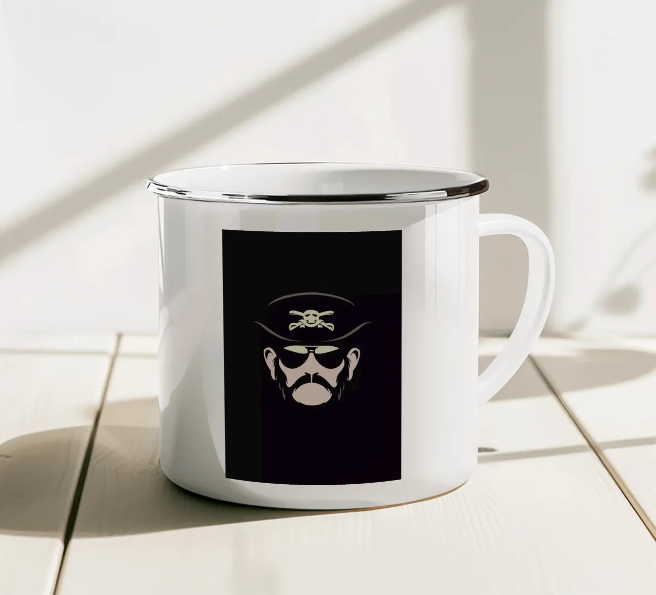 Lemmy tazza in smalto da Bruno Morphet