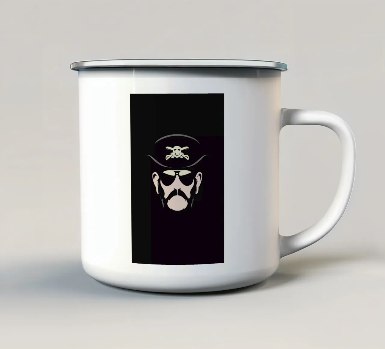 Lemmy tazza in smalto da Bruno Morphet
