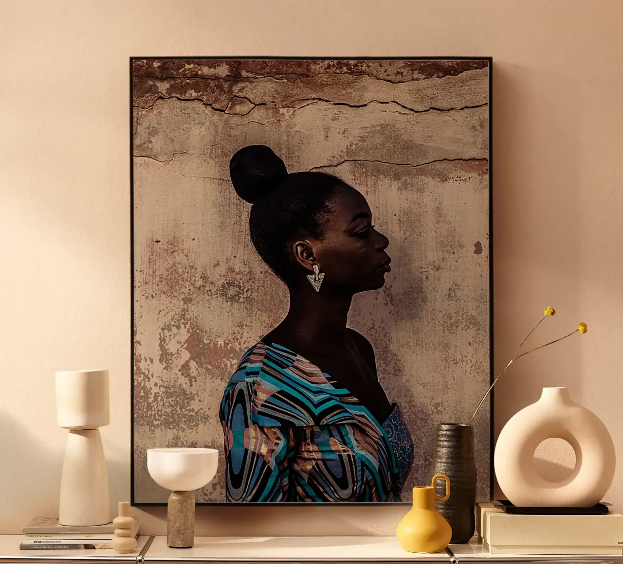 Afro Flourish plexiglass da Mathudace Créas