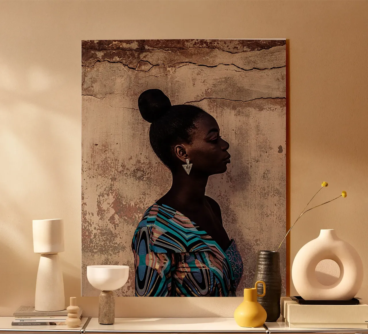 Afro Flourish plexiglass da Mathudace Créas