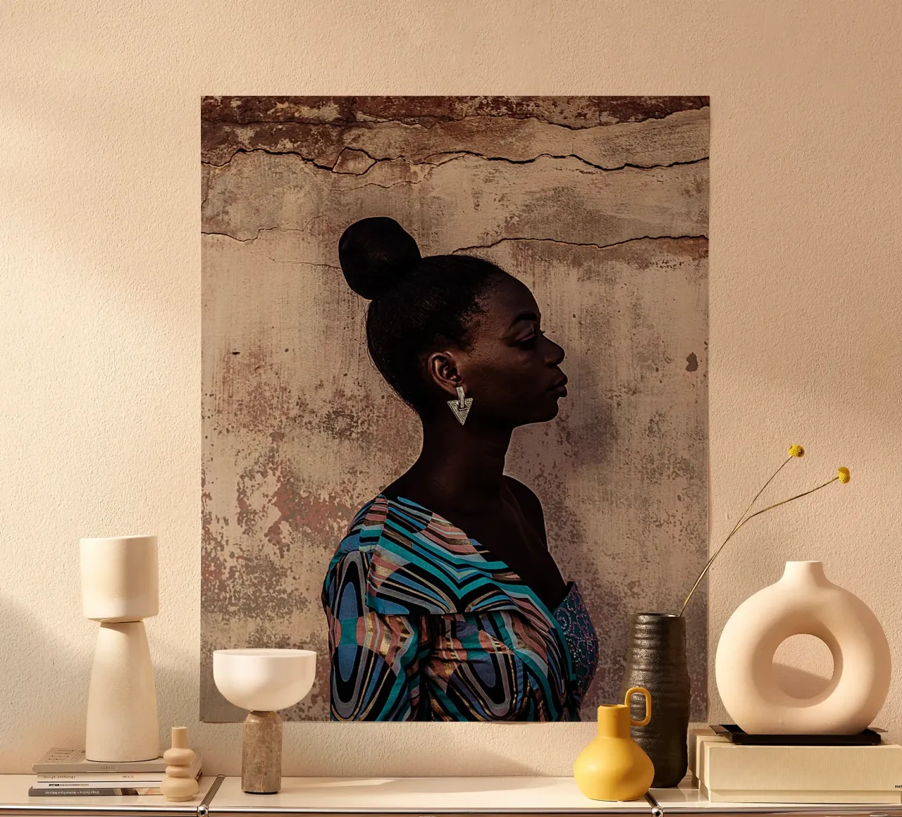 Afro Flourish poster da Mathudace Créas