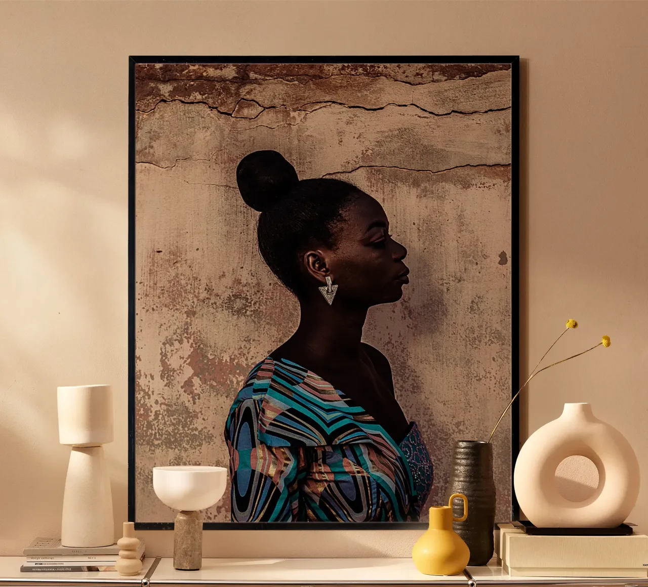 Afro Flourish poster da Mathudace Créas