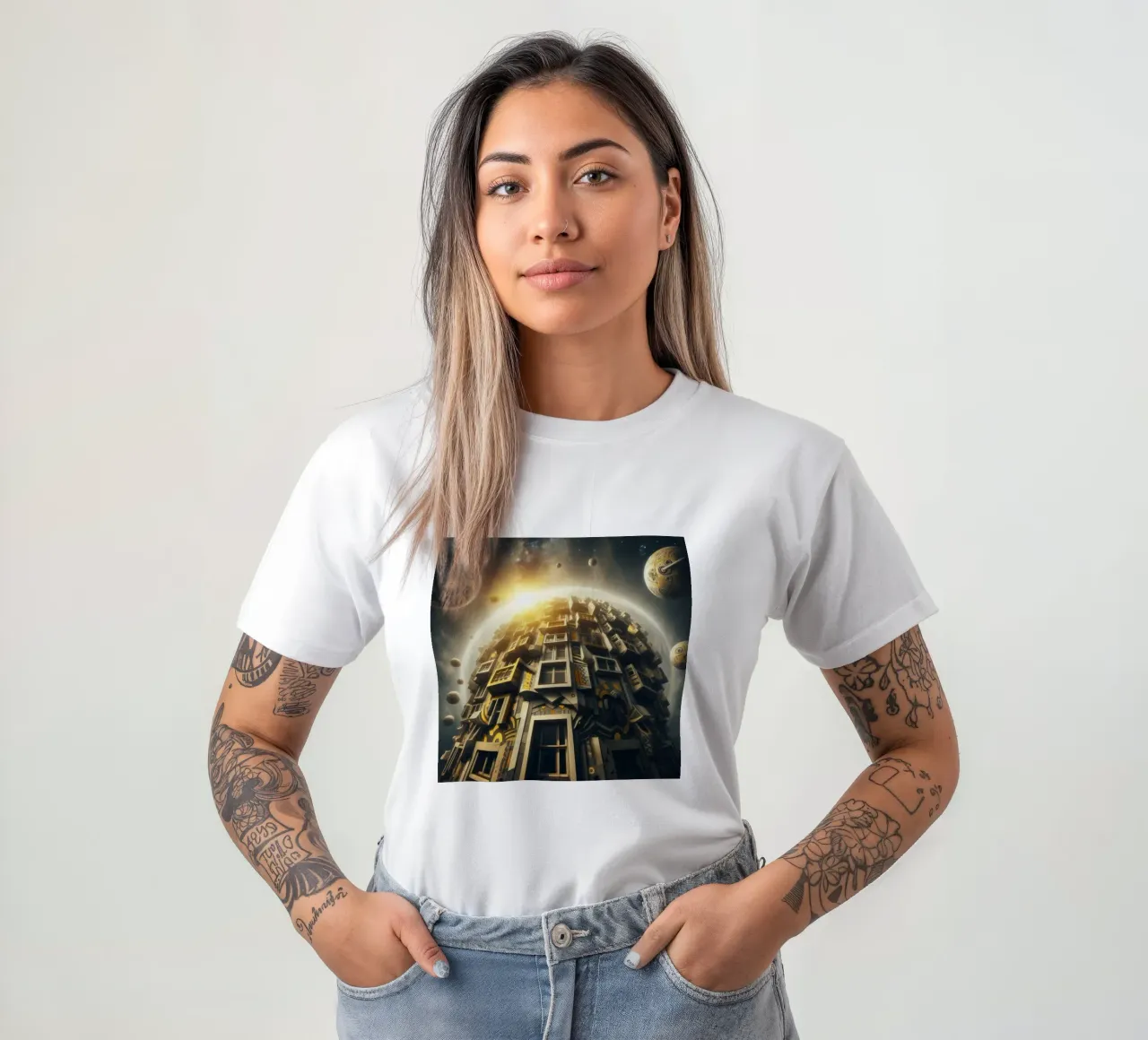 Sphere 028 - Futuristic Planet-Like Structure t-shirt de Spheres