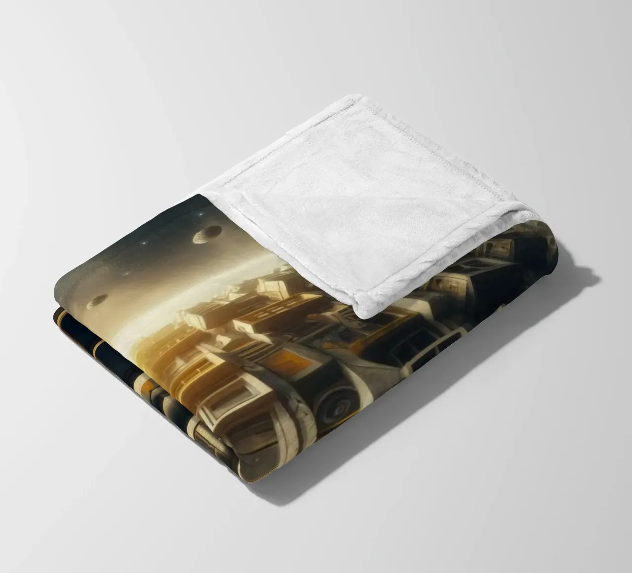 Sphere 028 - Futuristic Planet-Like Structure coperta in pile da Spheres