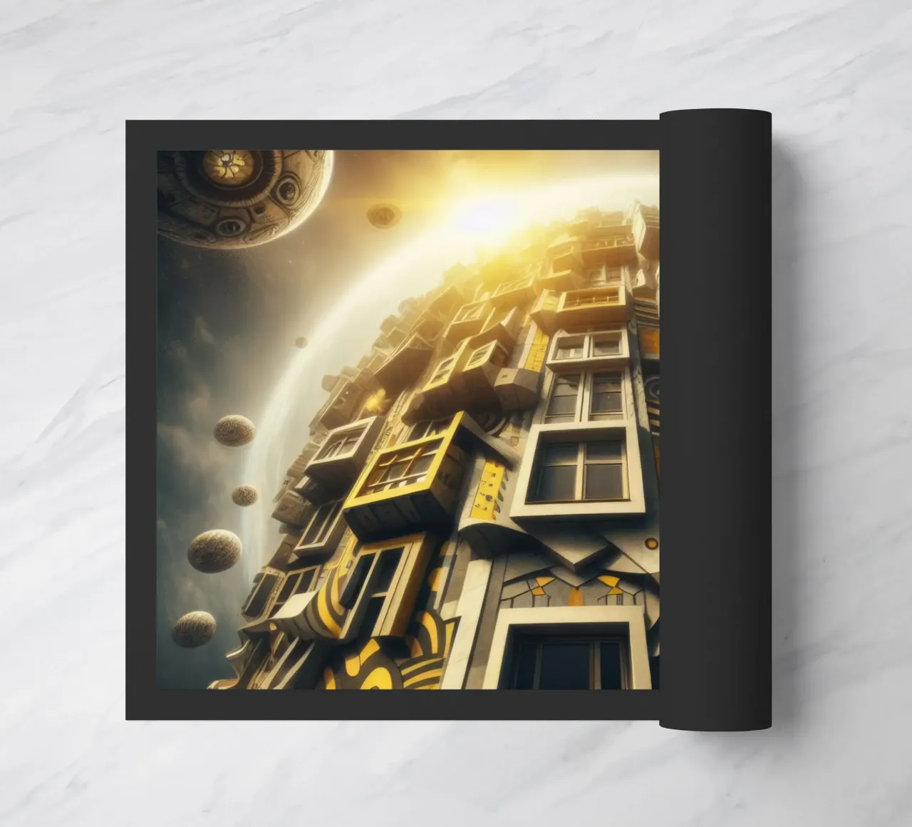 Sphere 028 - Futuristic Planet-Like Structure zerbino da Spheres