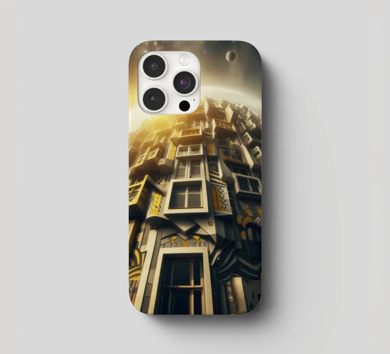 Sphere 028 - Futuristic Planet-Like Structure coque iphone de Spheres