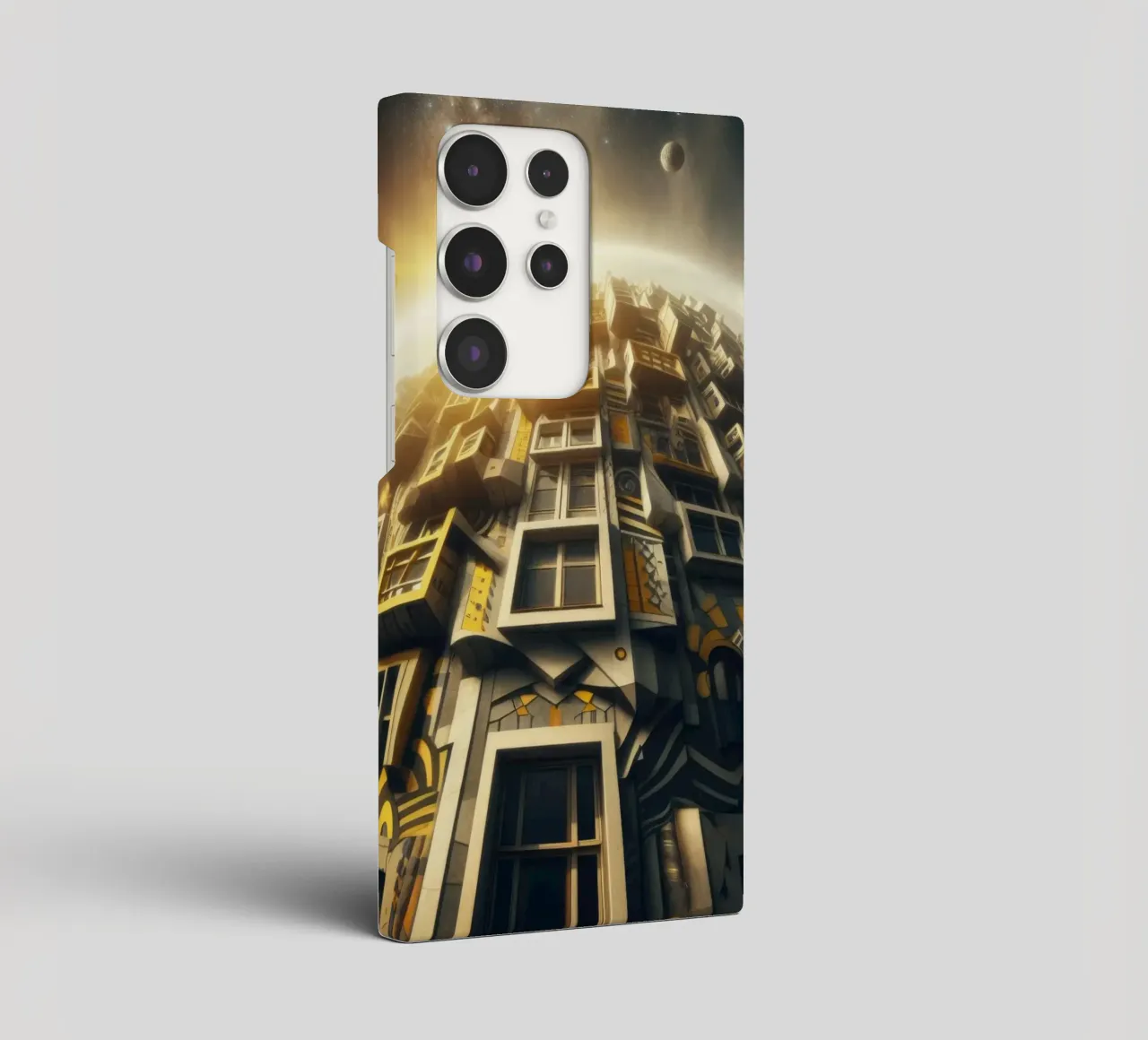 Sphere 028 - Futuristic Planet-Like Structure cover samsung da Spheres