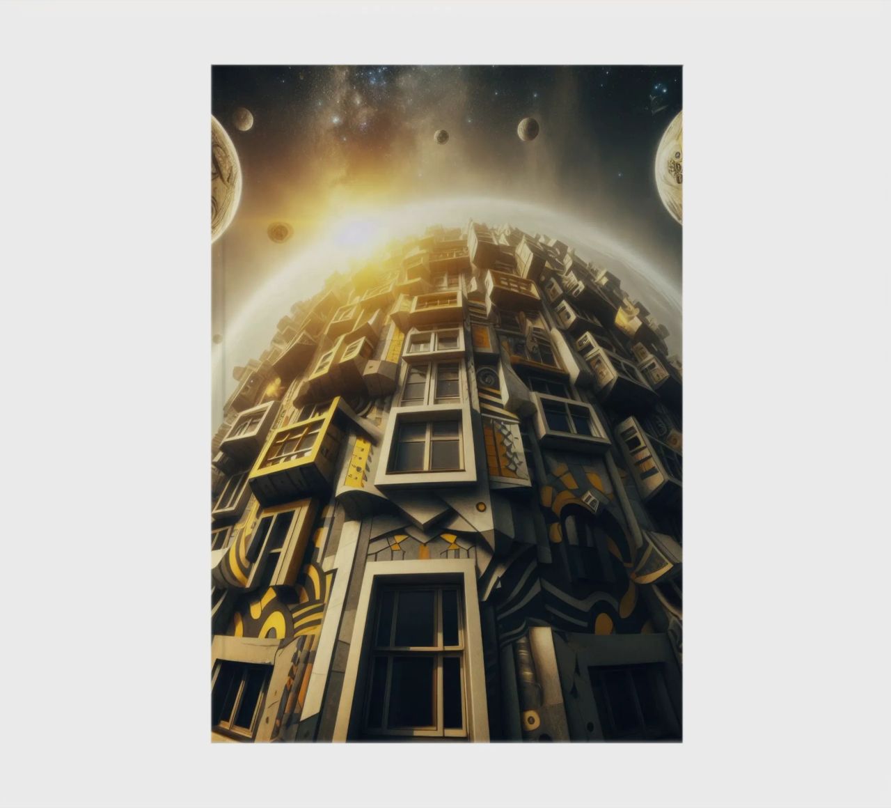 Sphere 028 - Futuristic Planet-Like Structure diario da Spheres