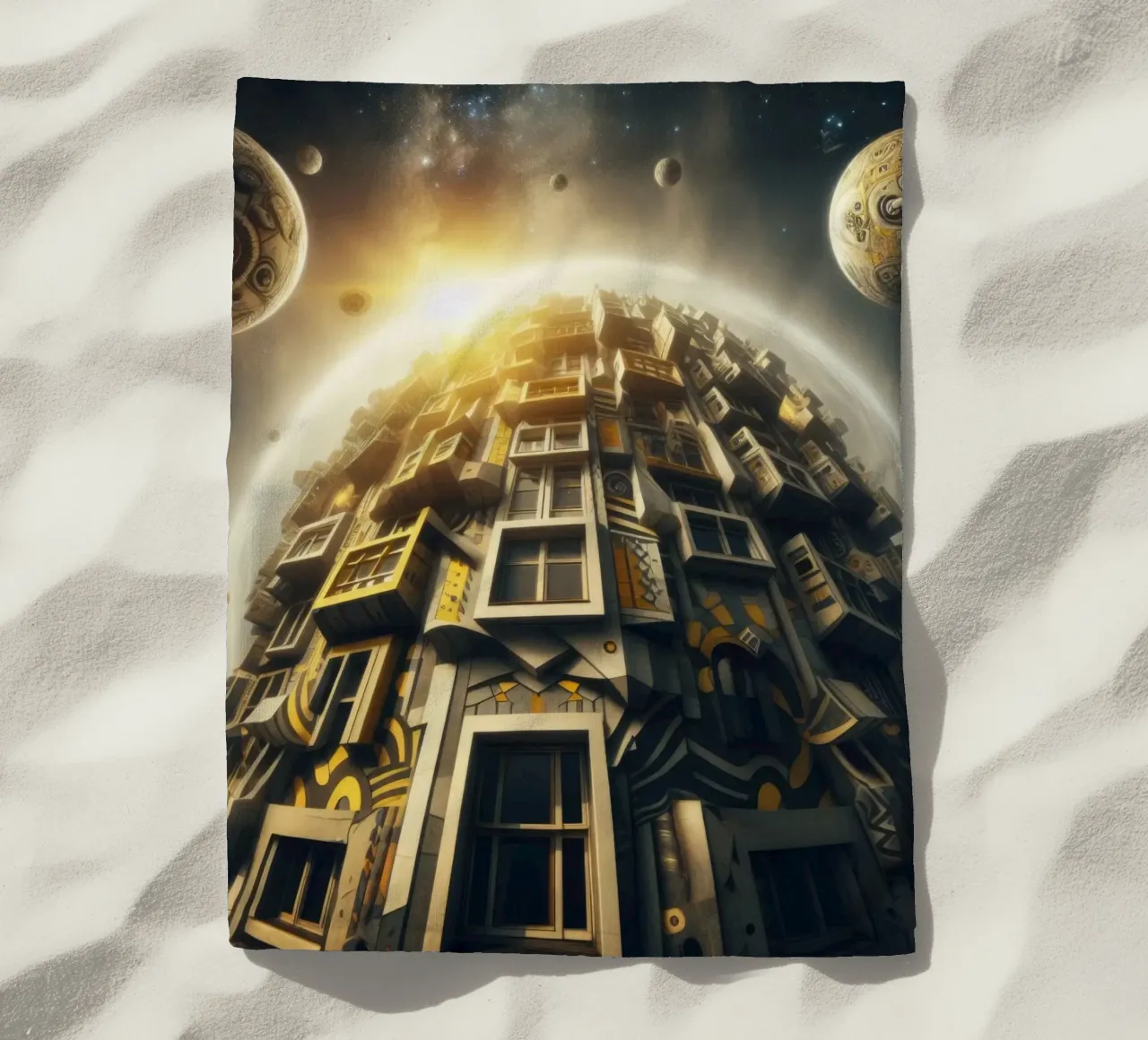 Sphere 028 - Futuristic Planet-Like Structure telo mare da Spheres