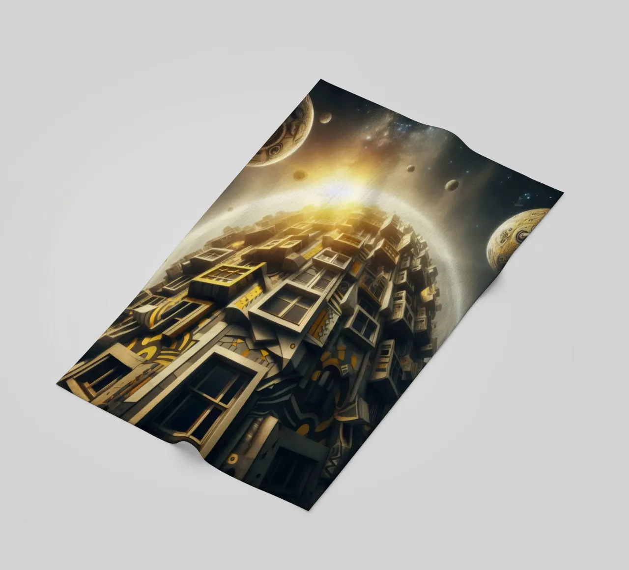 Sphere 028 - Futuristic Planet-Like Structure telo mare da Spheres