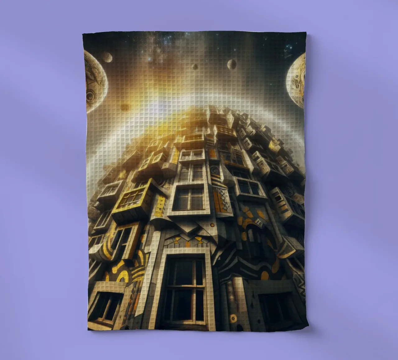 Sphere 028 - Futuristic Planet-Like Structure canovaccio da cucina da Spheres