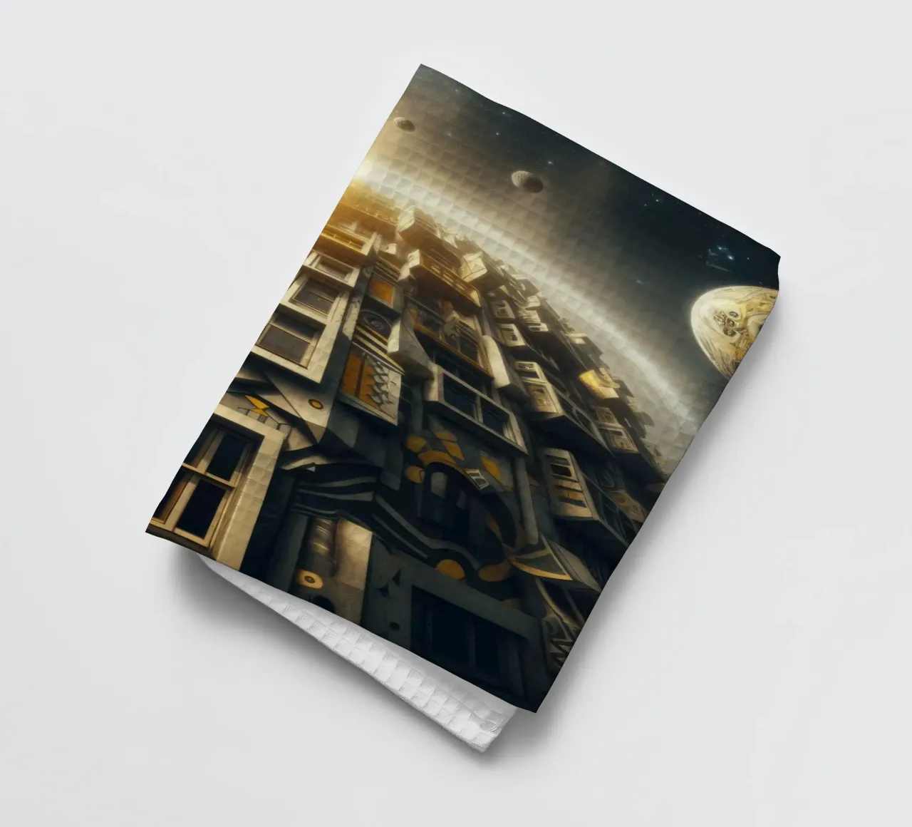 Sphere 028 - Futuristic Planet-Like Structure canovaccio da cucina da Spheres